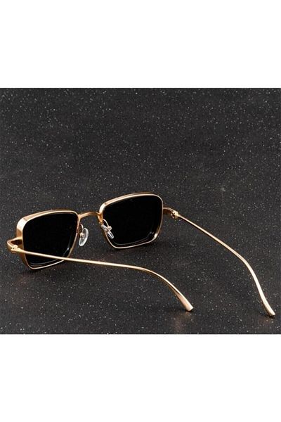 ANDİFLİ Unisex Metal Square Sunglasses