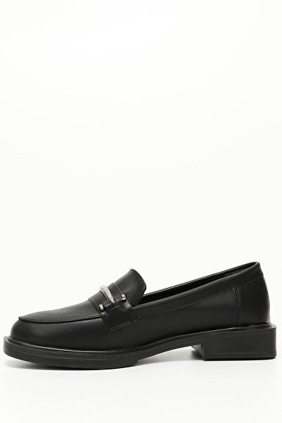 GÖNDERİ(R) Women's Black Buckle Shoes