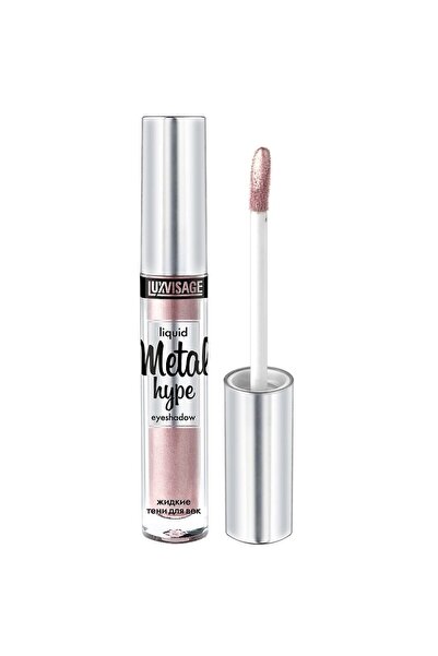LUXVISAGE COSMETICS Sıvı Far Yüksek Pigmentli Metal Hype Eyeshadow 09 Pink Frost