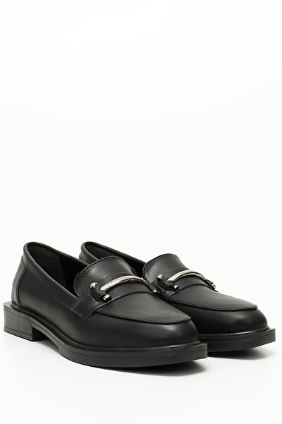 GÖNDERİ(R) Women's Black Buckle Shoes
