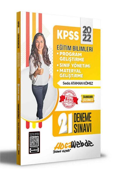 Hocawebde Yayınları 2022 Kpss Eğitim Bilimleri Program Geliştirme - Sınıf Yönetimi - Materyal Geli