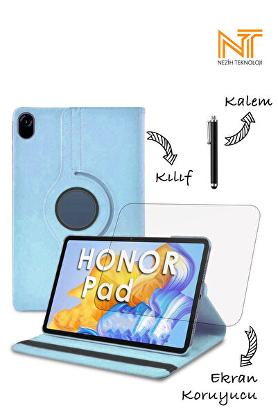 Nezih Case Huawei Honor Pad X9 Case Set 360 Degree Rotating Stand Leather Case Screen Protector Pen