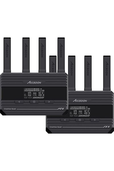 Accsoon CineView Quad TX/RX Kablosuz Görüntü Aktarım Sistemi