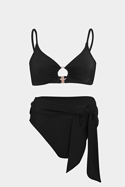 Açelya Okcu Premium Halka Detaylı METIS Fit Kadın Bikini Üstü