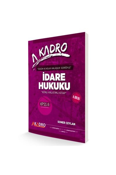 A Kadro Yayınları Idare Hukuku 6.baskı
