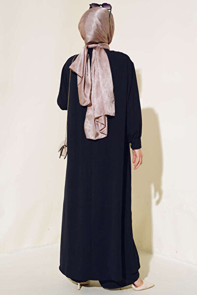 VOLT CLOTHİNG Büyük Beden Pantolonu Lastikli Ayrobin Salaş İkili Takım