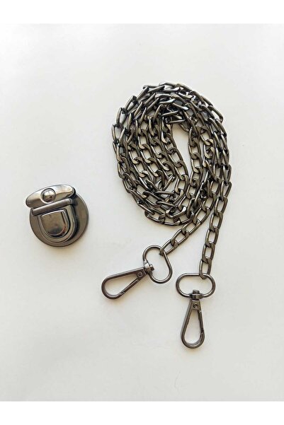 Hilcey Hobi Purse Supplies Used for Hand-Knitted Bags Chain and Lock Set