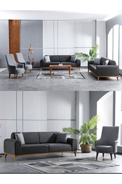 AKÇA Venus Soft Set, 3+3+1+1 Koltuk Takımı