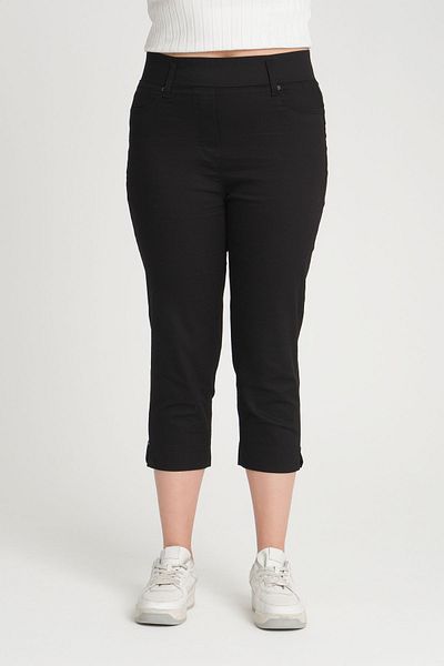 Era Lisa High Waist Lycra Large Size Capri with Elastic Waist