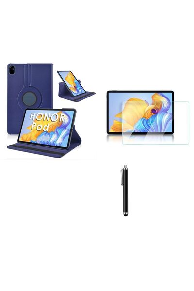 Nezih Case Huawei Honor Pad X9 11.5' Case Set 360 Degree Rotating Stand Leather Case Screen Protector Pen