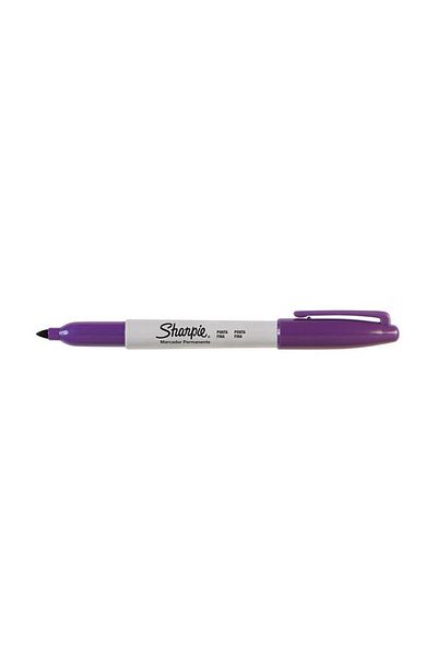Sharpie Permanent Fine Purple Marker - Pack of 12