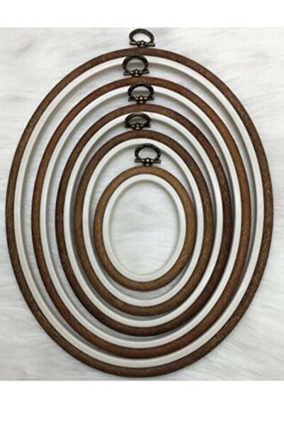 NT Handmade Nurge Oval Pano Kasnağı 5 Boy Set