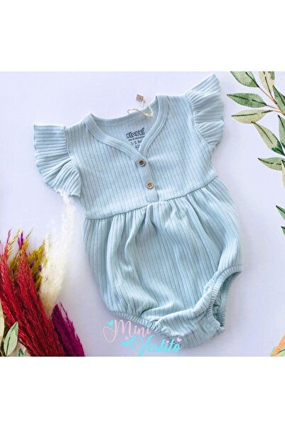 Kidaxi جسم فيونا برقبة على شكل حرف V - نصف كم قصير وأزرار أمامية