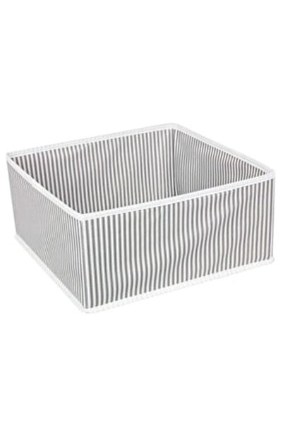 Single (4 Compartments) Drawer Organizer Gray Organizer Box Set..