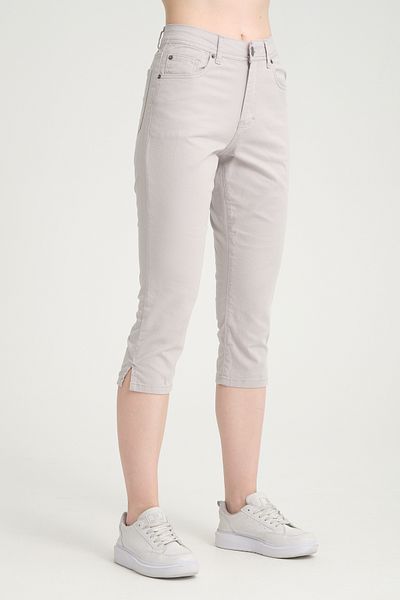 Era Lisa High Waist Classic Lycra Linen Large Size Capri