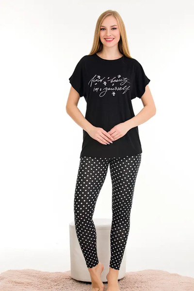 Viselya Σετ πιτζάμες με κοντά μανίκια