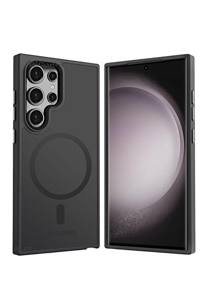 m.tk moveteck Samsung Galaxy S24 Ultra Kılıf Mat Magsafe Şarj Özellikli Darbe...