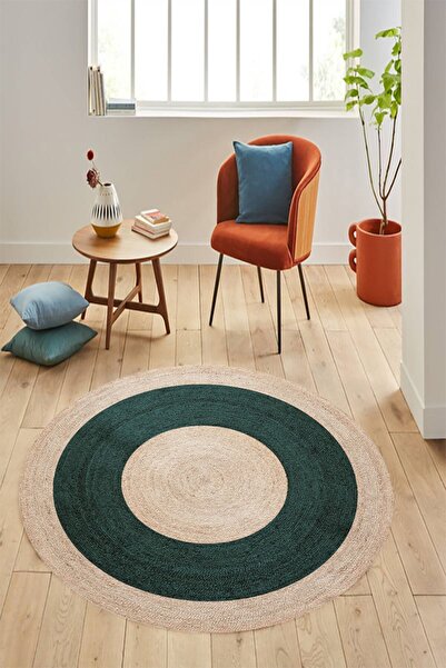 eco concept Dijital Baskı Hasır Halı, Salon Halısı, Kaymaz Taban Halı, Yıkana...