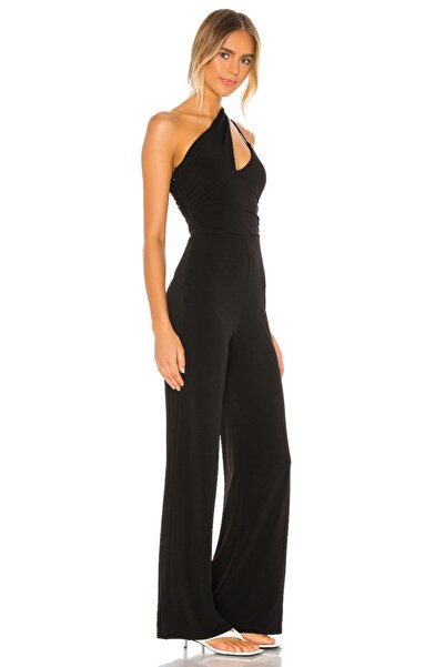 By Kul Design Salopetă de damă din jerseu de mătase cu croi asimetric