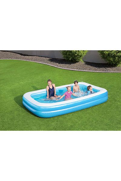 BESTWAY 1026034xxx20 54150 Family Pool, Inflatable Pool for Kids, Inflatable, Blue, 305 X 183 X