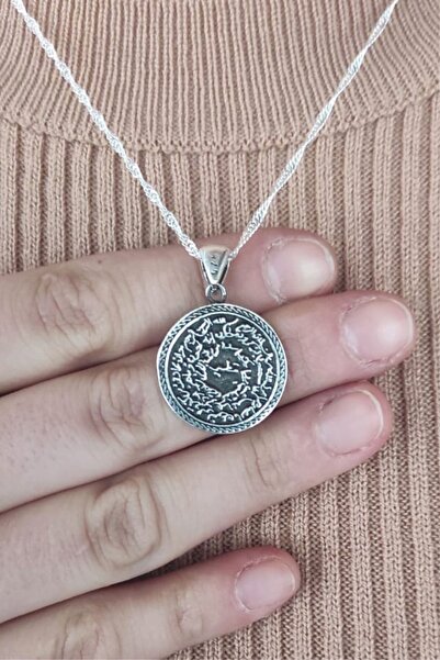 vogutima Gümüş Kolye - Nazar Duası Kıtmir 925 Ayar Gümüş Kolye