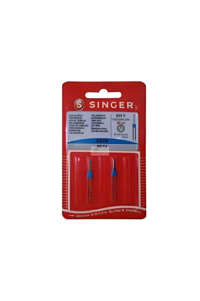 SİNGER Nervür Iğnesi Çift Iğne 2'li 2025