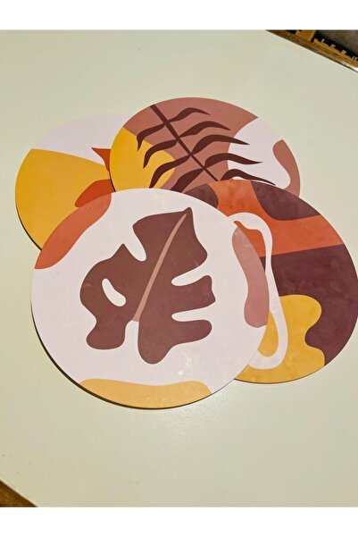 Proteas Home Silinebilir 4’lü Kagit Supla - Yapraklar