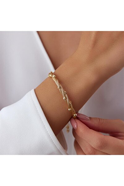 vogutima Kadın Gümüş Bileklik - Dorika 3’lü Sarmal 3 Renkli • Işıklı Kutuda • Sevgiliye • Anneye Bileklik