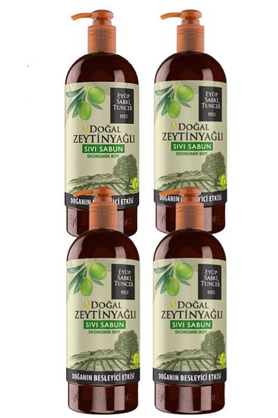 Eyüp Sabri Tuncer Natural Olive Oil Liquid Soap (4 Pieces) 4x750 Ml