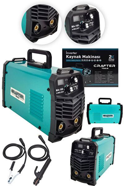 CRAFTERTOOLS Germany 250 Amper Bakır Sargı Dijital Göstergeli Inverter Kaynak...