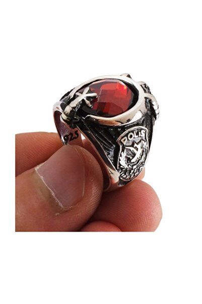 vogutima jewelery&silver by timuçin mavili Erkek Gümüş Yüzük - Polis Özel Har...