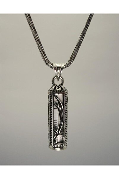 vogutima Gümüş Kolye - Zülfikar Işlemeli Gümüş Cevşen Muska Sevgiliye,babaya,...