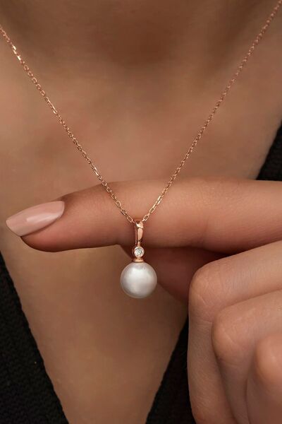 vogutima jewelery&silver by timuçin mavili Gümüş Kolye - Kadın 925 Ayar Gümüş...