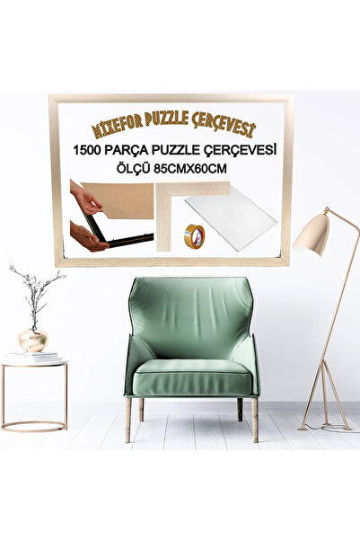 mixefor 1500 Parça Puzzle Çerçevesi Ölçü 85cm x 60cm