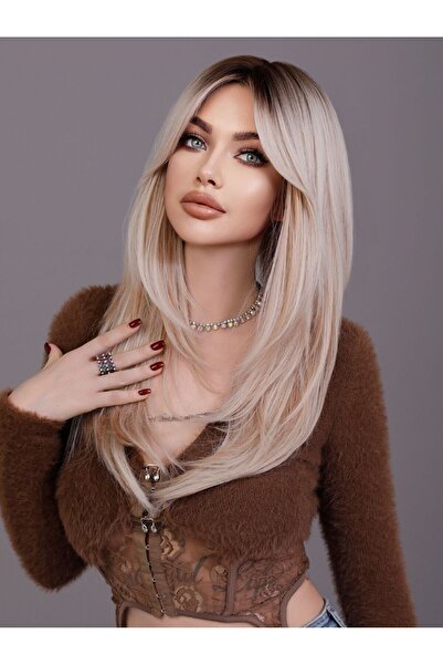 Fenomen Peruk Vip Uzun Perçemli Ombreli Peruk