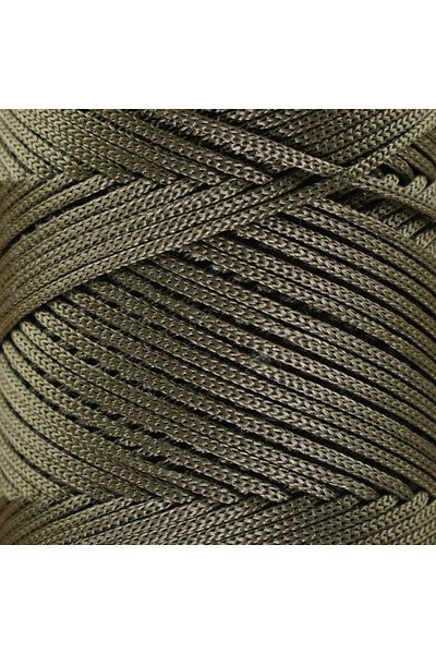 Makromecity Premium 100 Gr Polyester Macrame Thread Khaki 2mm - 120 M Supla Thread And Bag Thread