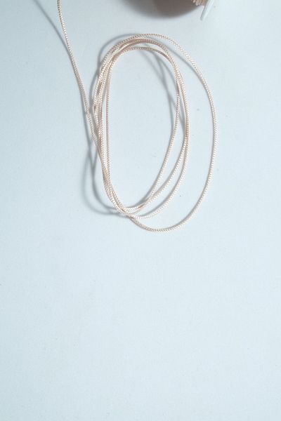 Eskişehir hobi sanat Σετ κολιέ και βραχιόλι με κορδόνι αλεξίπτωτου 100 μέτρων σε χρώμα σομόν