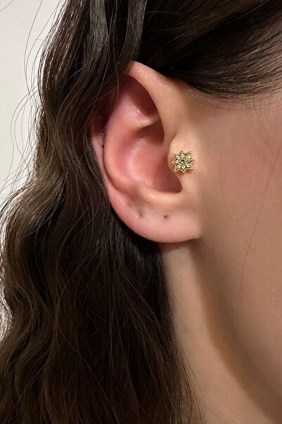 Okko Store Cerrahi Çelik Yıldız Detaylı Piercing