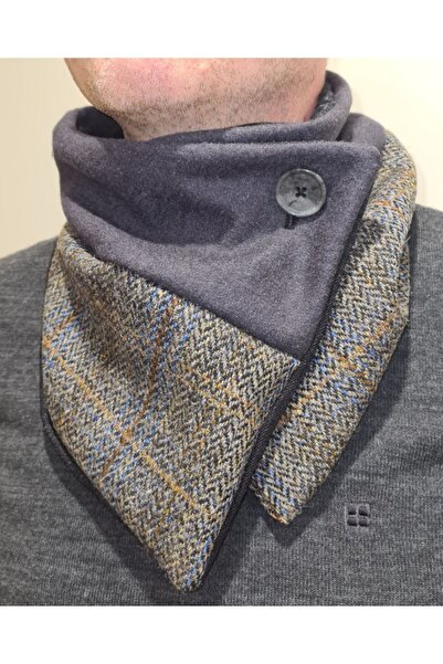 Leylace New Model, Leylace Winter Wool Double Color Men's Neck Collar-18