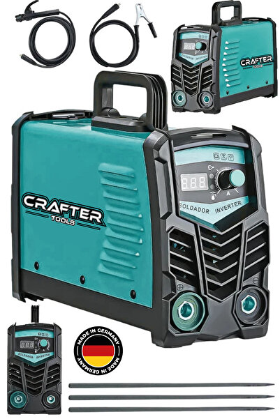 CRAFTERTOOLS Germany Profesyonel 250 Amper Bakır Sargı Dijital Göstergeli Inv...