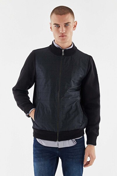 Galvanni Erkek Siyah Hırka - Nayag Black