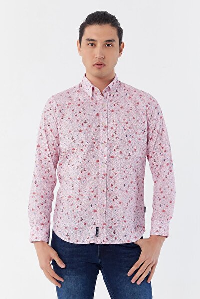 Galvanni Erkek Beyaz Gömlek - Sıbusta Whıte Multı Color