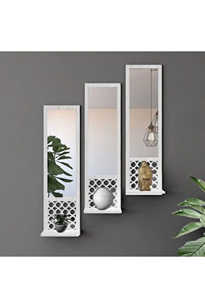 eslazerkesim Dekoratif Mdf Üzeri 3'lü Ayna Pleksi