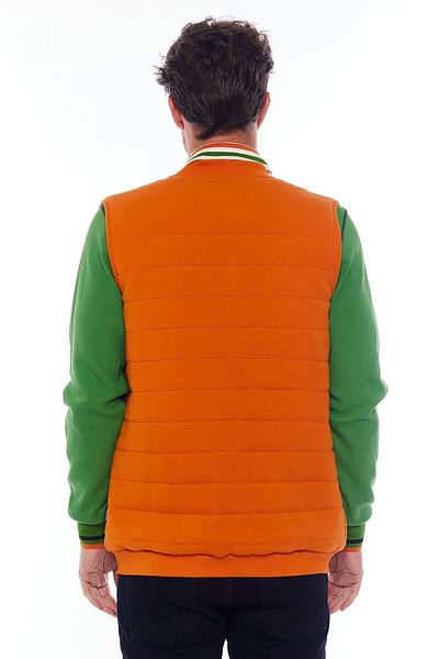 Galvanni Orange Men's Vest - Hıgu Hawaiian Sunset Design