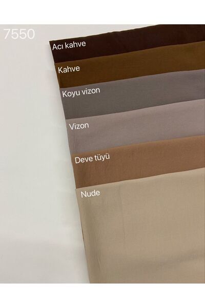 ARMANDA Pamuk Cazz Şal Kahve 1 Adet