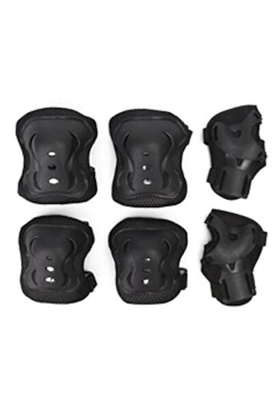 Tex Çocuk Dizlik Dirseklik Set - Siyah