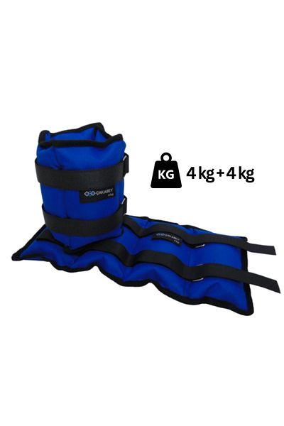ÇAKABEY Hand-Foot Wrist Weight 4 Kg Blue Pair (2 PCS) Sandbag