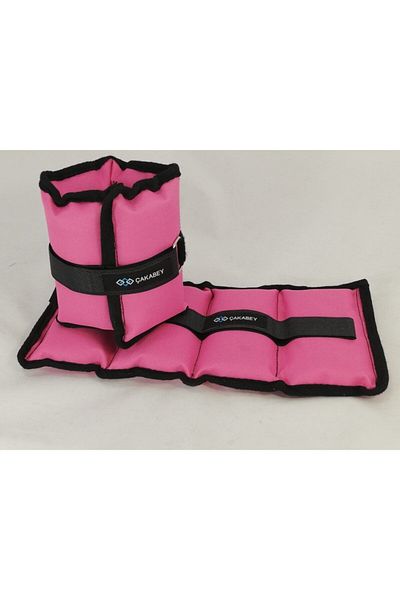 ÇAKABEY Hand-Foot Wrist Weight 0.5 Kg Pair (2 Pieces) Pink