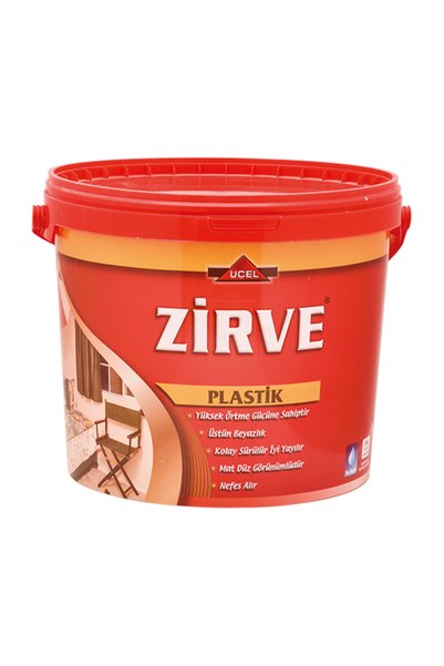 TEK BOYA ZİRVE PLASTİK İÇ CEPHE BOYASI BEYAZ 10/1