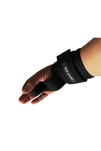 ÇAKABEY Lifting Straps Siyah Ağırlık Kaldırma Straps Pro Bilek Destekli 1 Çift Bar Kaldırma Kayışı